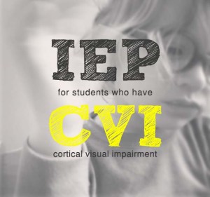 What to include in an IEP for a student who has CVI