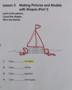 "find all the triangles"